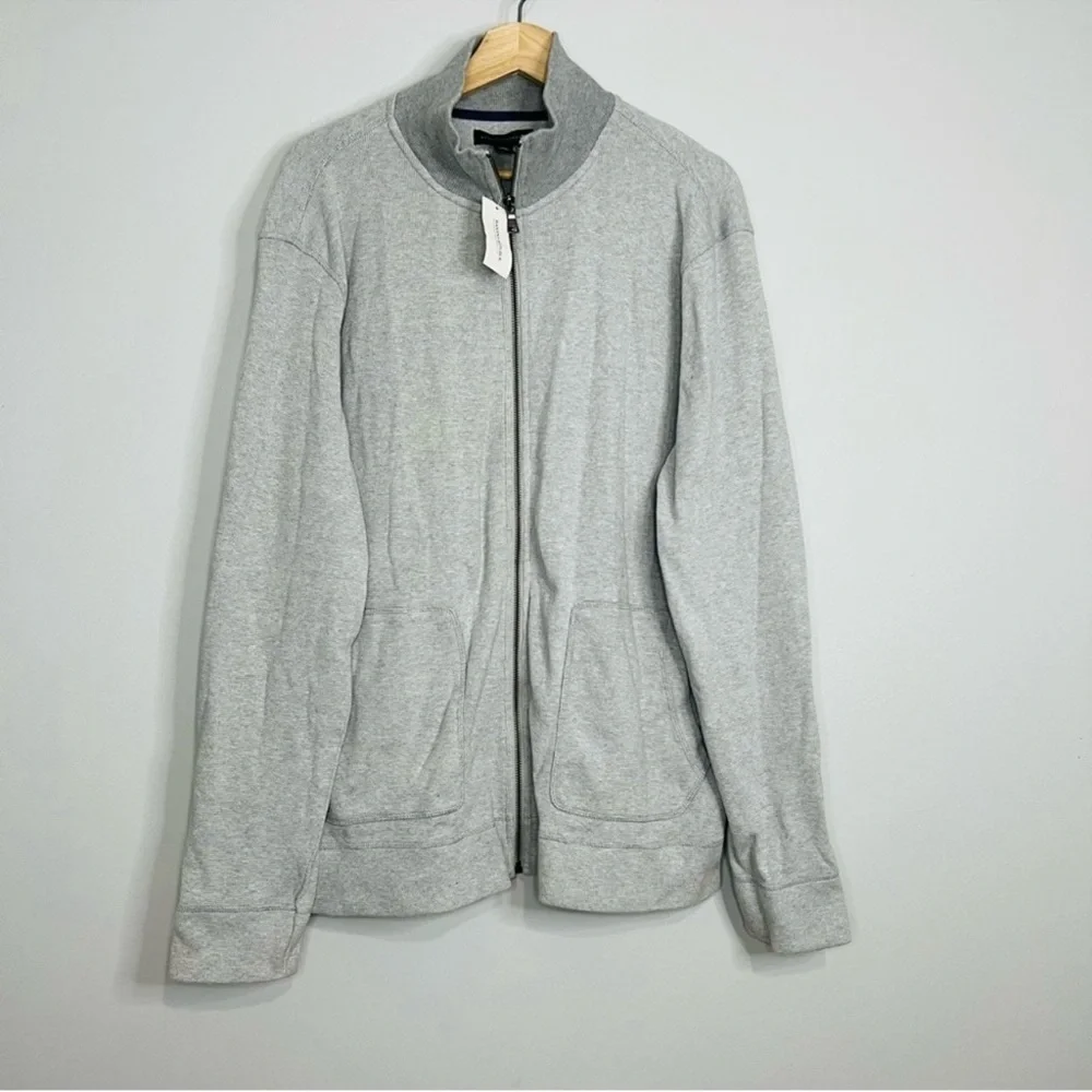NWT Cotton Jersey Full Zip Track Jacket